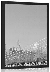 Dovido Poszter felhőkarcolók New Yorkban fekete-fehérben - 40x60 silver