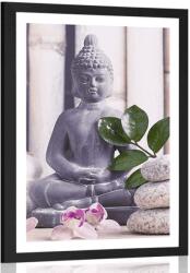 Dovido Poszter paszportuval wellness Buddha - 30x45 no frame