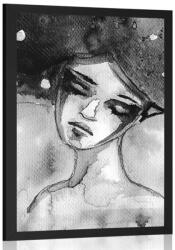 Dovido Poszter tündér fekete fehérben - 30x45 black