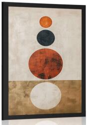 Dovido Poszter japandi modern körökkel. - 20x30 silver