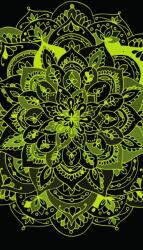 Dovido Öntapadó tapéta sárga Mandala - 147x270
