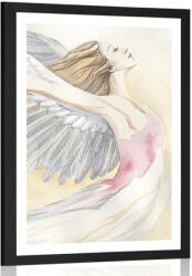Dovido Poszter paszportuval angyal - 30x45 black