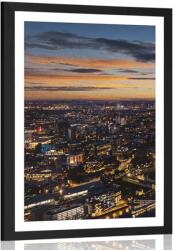 Dovido Poszter paszpartuval - Légi felvétel Londonról. - 30x45 silver