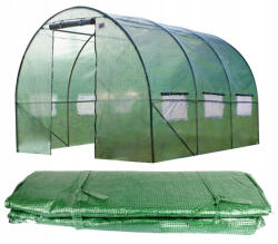 Sersimo Folie de rezerva pentru sera de gradina 8x3 m, PE 140 g/mp, UV4, armata (TUN-5675)