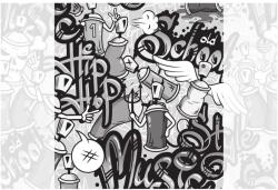 Dovido Tapéta modern street art - 245x270