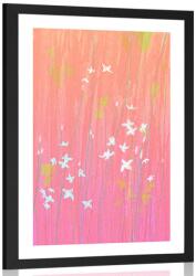 Dovido Poszter paszportuval mezei virágok - 30x45 black