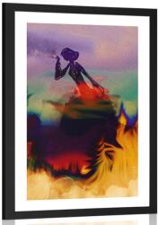 Dovido Poszter paszportuval női varázslat - 40x60 black