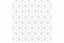 Dovido Tapéta feketefehér kockák - 245x270