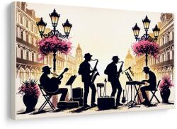 Dovido Kép jazz zenekar az utcákon - 30x20