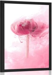 Dovido Poszter rózsaszín virág érdekes kivitelben - 60x90 no frame