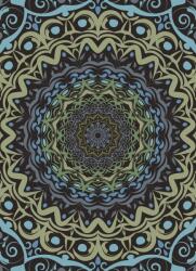 Dovido Tapéta Mandala nap mintával lila árnyalatban - 196x270