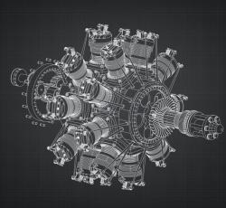 Dovido Tapéta radiális motor - 294x270