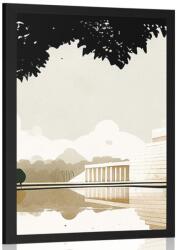 Dovido Poszter maja piramis. - 40x60 silver