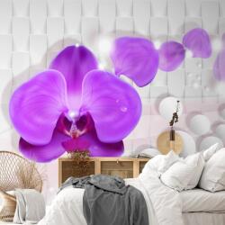 Dovido Öntapadó tapéta orchidea abzstrakt háttéren - 490x330