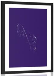 Dovido Poszter paszportuval a színek egyedi összjátéka - 30x45 black