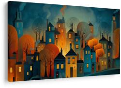 Dovido Kép varázslatos téli falucska - 60x40