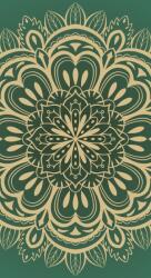 Dovido Tapéta Mandala türkizkék háttéren - 147x270