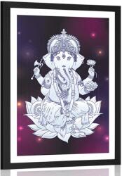 Dovido Poszter paszportuval buddhista Ganesha - 60x90 no frame