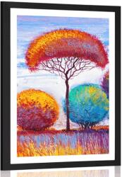 Dovido Poszter paszportuval őszi erdő - 40x60 black