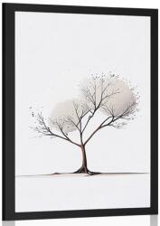 Dovido Poszter minimalista fa levelek nélkül. - 30x45 black