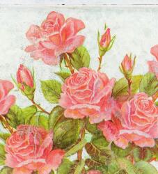 Dovido Öntapadó tapéta vintage rózsa csokor - 245x270