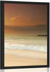 Dovido Poszter strand Sri Lankán - 40x60 black