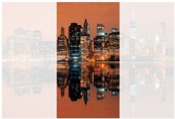 Dovido Öntapadó fotótapéta Manhattan tükörképe a vízben - 147x270