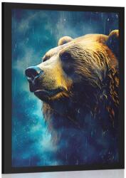 Dovido Poszter kék-arany medve - 40x60 no frame