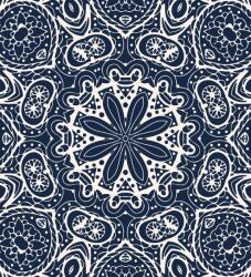 Dovido Öntapadó tapéta Mandala kék háttéren - 245x270
