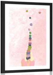 Dovido Poszter paszportuval lány fagylalttal - 20x30 black