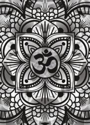 Dovido Tapéta egészség Mandala fekete fehérben - 196x270