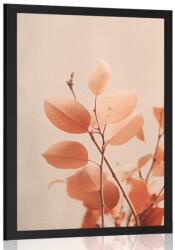 Dovido Poszter ágak levelekkel Peach Fuzz - 60x90 silver