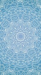Dovido Tapéta meditáció Mandala kék alapon - 147x270
