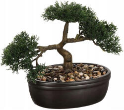 Atmosphera Créateur d'intérieur Bonsai artificial Atmosphera în ghiveci ceramic cu pietricele, 23 cm (JJ-103379)