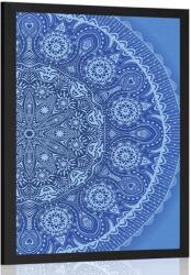 Dovido Poszter díszes Mandala csipkével kék színben - 40x60 no frame