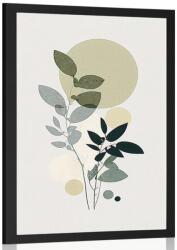 Dovido Poszter boho stílusú növénykékkel - 60x90 white