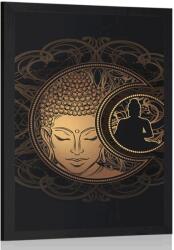 Dovido Poszter harmonikus Buddha ereje - 30x45 black