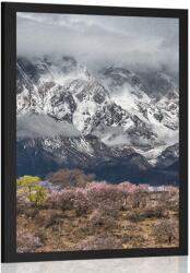 Dovido Poszter egyedülálló hegyi táj - 20x30 white