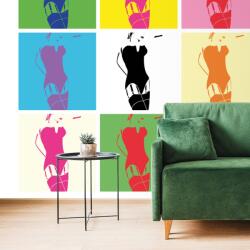 Dovido Öntapadó tapéta pop art glamour nő - 245x165
