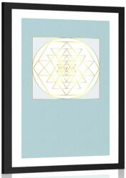 Dovido Poszter paszportuval modern mintával - 60x90 white