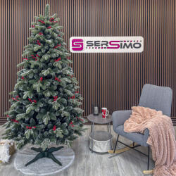Sersimo Brad artificial nins Sersimo Alexima Elite cu merisoare, 2D+3D, 230 cm (MD-Alexima-230)