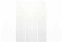 Dovido Tapéta szivárvány árnyékos mintája Mid-Century - 196x270