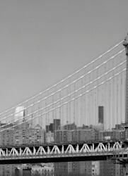 Dovido Öntapadó fotótapéta fekete fehér felhőkarcolók New York-ban - 196x270