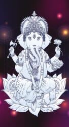 Dovido Öntapadó tapéta buddhista Ganesha - 147x270