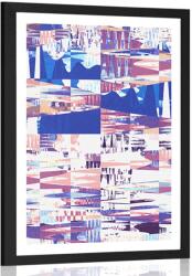Dovido Poszter paszportuval geometrikus ábrák - 40x60 black