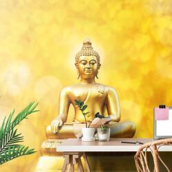 Dovido Fotótapéta arany Buddha szobor - 147x99