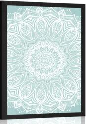 Dovido Poszter a harmónia Mandala része kék háttéren - 30x45 no frame