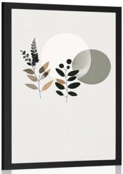Dovido Poszter minimalista levelek boho háttérrel. - 20x30 no frame