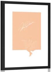 Dovido Poszter paszportuval Marilyn Monroe felirattal - 30x45 white