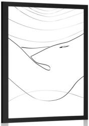Dovido Poszter nő testvonal - 60x90 black